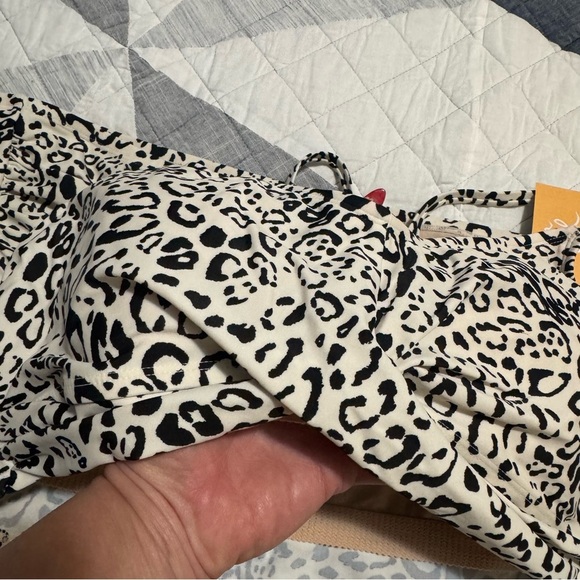 Kona Sol Leopard Print Bikini Set. Top XL(16) Bottom 1X NWT - Picture 11 of 11